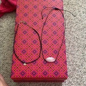 Elephant necklace black sparkles & stone necklace